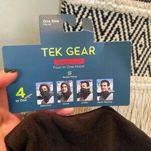 TEK GEAR BALACLAVA BLACK NWT